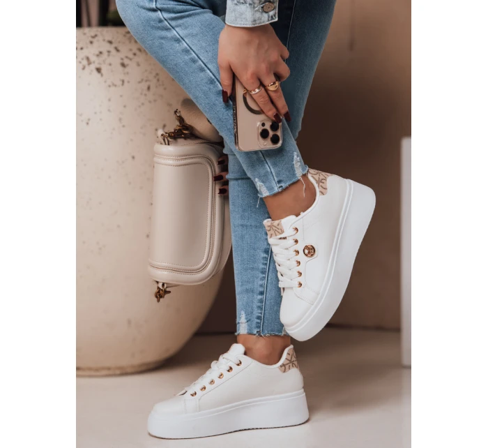 Dámské tenisky na platformě RIFII beige FashionStreet ZY0688