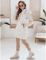 Dámská zateplená prošívaná vesta světle šedá Dstreet model 21991354 - FashionStreet