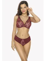 Dámská push-up podprsenka bralette Gaia BS 1032 Jenny Bordó