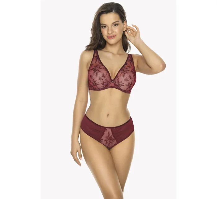 Dámská push-up podprsenka bralette Gaia BS 1032 Jenny Bordó