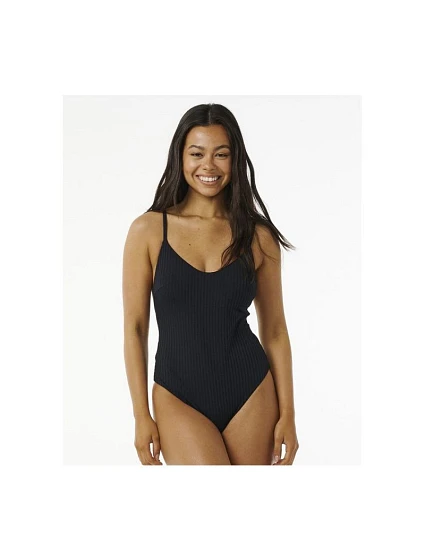 Jednodílné plavky RIP CURL Premium Surf Cheeky 1Pc, černé