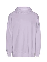 Neutral T 63111 Mikina s kapucí z těžké bio IC bavlny "Tiger" 77.T311 dusty purple