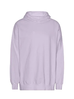 Neutral T 63111 Mikina s kapucí z těžké bio IC bavlny "Tiger" 77.T311 dusty purple