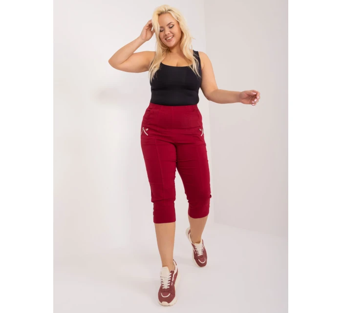 AT kalhoty SP 73019.43 bordó