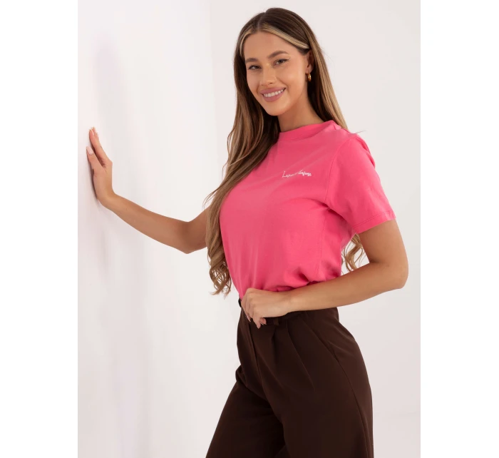 T shirt model 21799669 różowy - FPrice T shirt model 21799669 różowy - FPrice