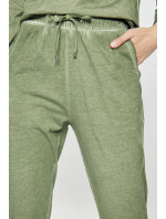 Kalhoty Monnari Tepláky s pracím efektem Zelená