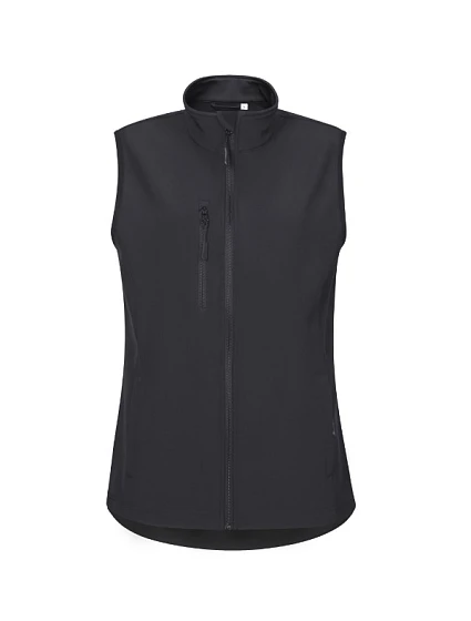 Trail softshellová vesta dámská ebony gray