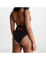 Dámské jednodílné plavky Monogram Rib KW0KW02151-BEH - Calvin Klein Dámské jednodílné plavky Monogram Rib KW0KW02151-BEH - Calvin Klein