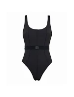 Dámské jednodílné plavky Monogram Rib KW0KW02151-BEH - Calvin Klein Dámské jednodílné plavky Monogram Rib KW0KW02151-BEH - Calvin Klein