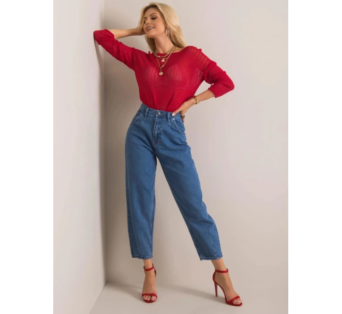 Dámské džíny s vysokým pasem model 15610180 RUE PARIS - FPrice