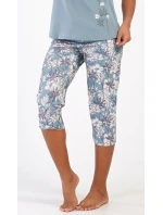 Dámské pyžamo kapri model 20711908 - Vienetta Dámské pyžamo kapri model 20711908 - Vienetta