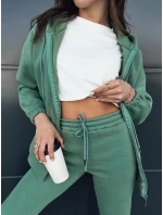 Dámský teplákový komplet AMILIA PREMIUM green FashionStreet AY0777z