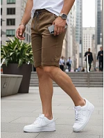 Spodenki męskie jeansowe brązowe model 22152762 - FashionStreet