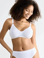 Podprsenka bez kostic sloggi Basic+ N bílá WHITE - SLOGGI