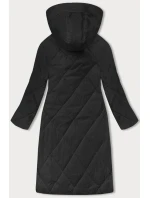 Černá dlouhá dámská zimní bunda (5M3168-392) Černá dlouhá dámská zimní bunda (5M3168-392)