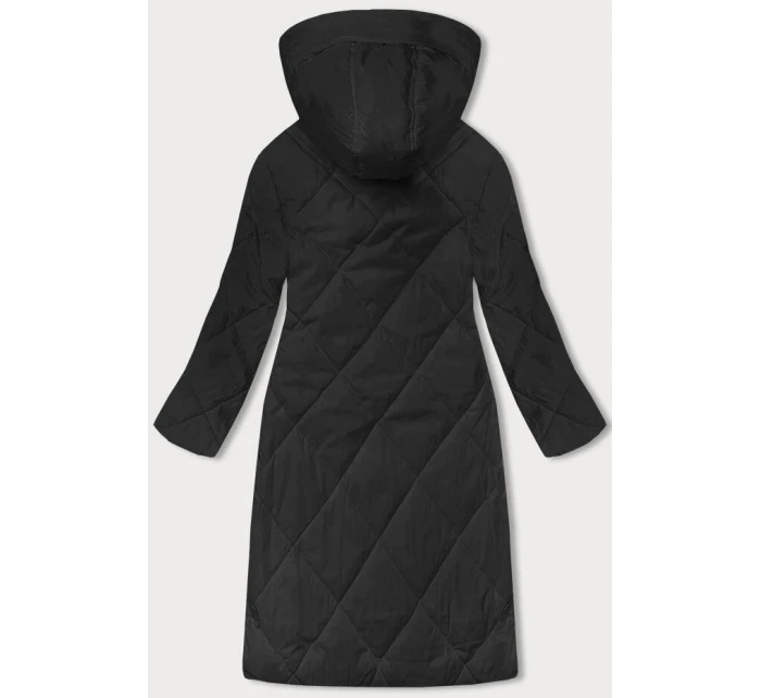 Černá dlouhá dámská zimní bunda (5M3168-392) Černá dlouhá dámská zimní bunda (5M3168-392)