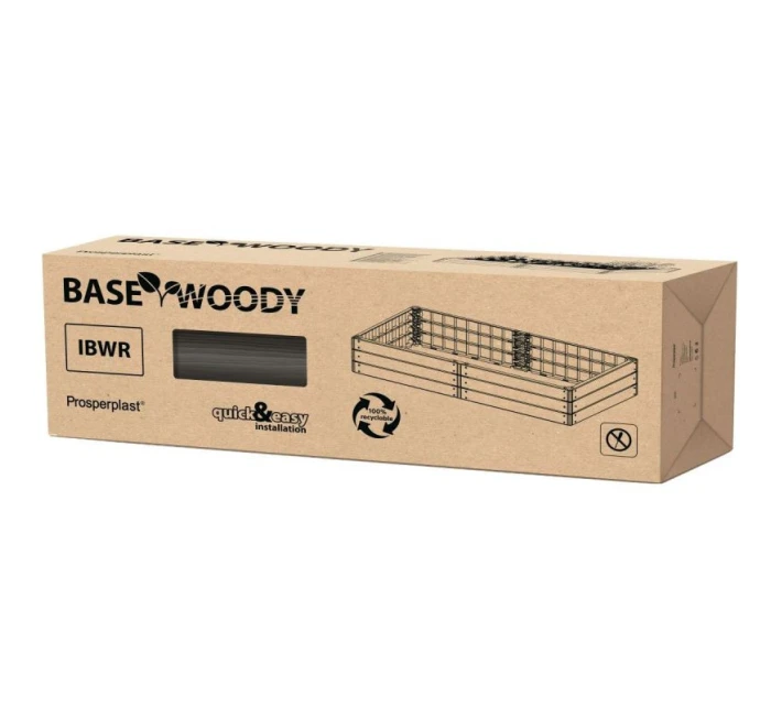 BASE WOOD GARDEN ROCK 4 ELEMENTS RUSTIC BRICKS dětské