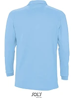SOL'S Winter II Piqué polo s dlouhým rukávem 25.1353 sky blue SOL'S Winter II Piqué polo s dlouhým rukávem 25.1353 sky blue