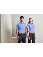 PR 302 Popelínová halenka s krátkým rukávem model 22482794 red - Premier PR 302 Popelínová halenka s krátkým rukávem model 22482794 red - Premier
