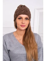 Fleecová čepice Teresa K285 mocca Fleecová čepice Teresa K285 mocca