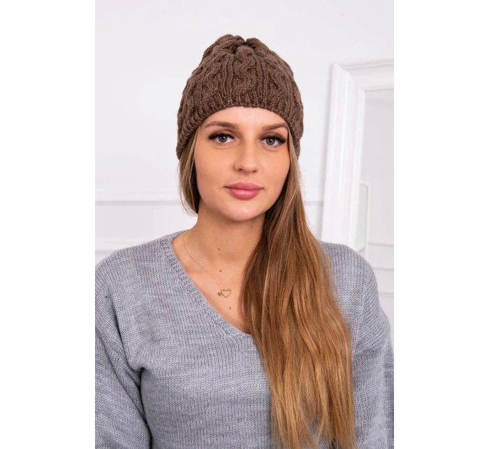 Fleecová čepice Teresa K285 mocca Fleecová čepice Teresa K285 mocca