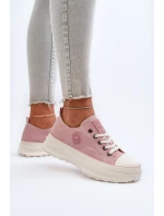 Dámské tenisky na masivní podrážce Big Star model 21653730 Růžové - Big Star Shoes Dámské tenisky na masivní podrážce Big Star model 21653730 Růžové - Big Star Shoes