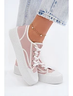 Dámské tenisky na platformě Big Star TT274270 Růžové