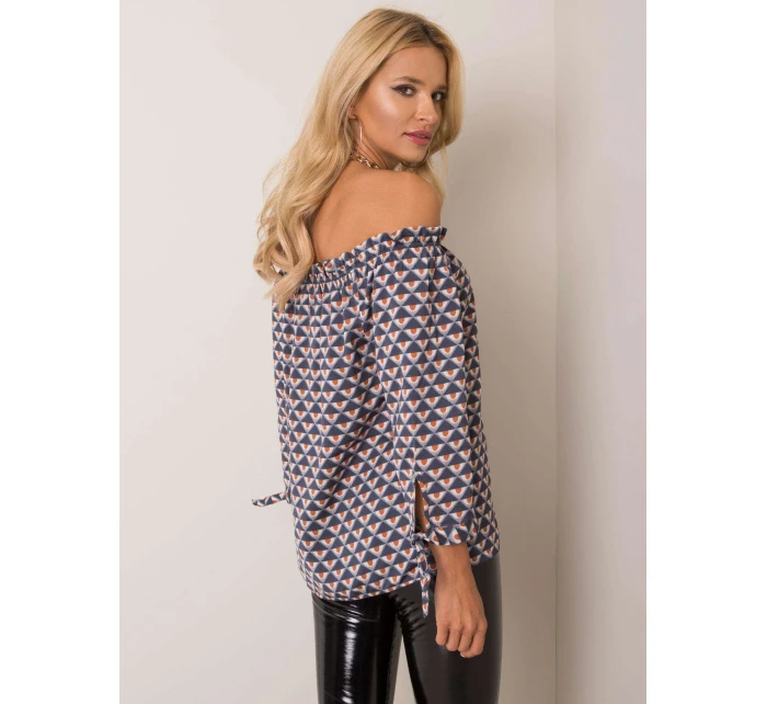 Halenka D52211W10987B tmavě modrá Halenka D52211W10987B tmavě modrá