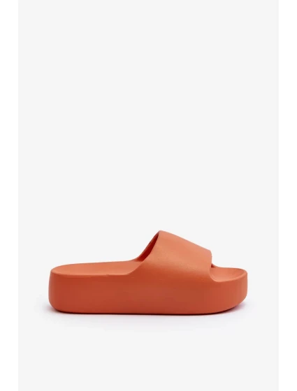 Dámské pantofle se silnou podrážkou, oranžová Oreithano Dámské pantofle se silnou podrážkou, oranžová Oreithano
