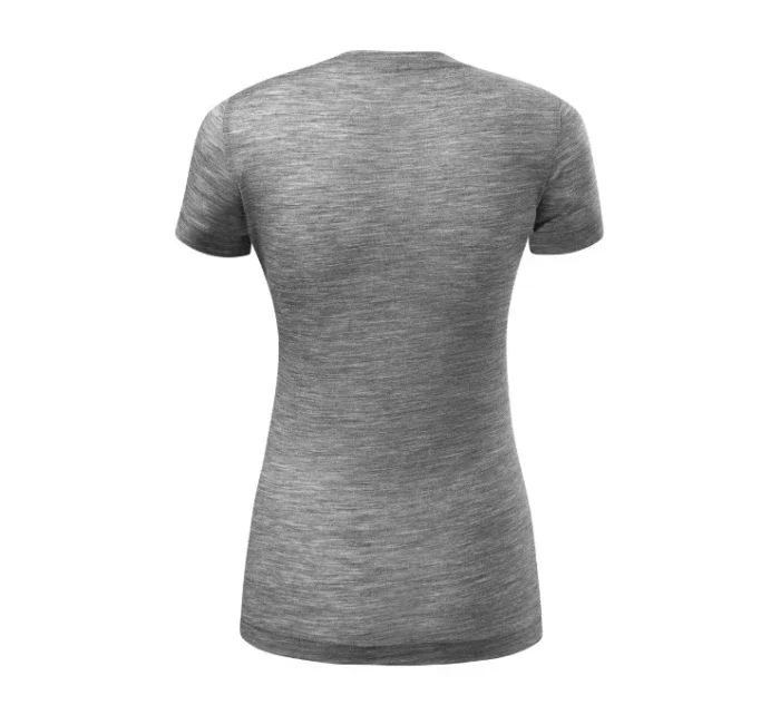 Merino Rise tričko dámské tmavě šedý melír Merino Rise tričko dámské tmavě šedý melír