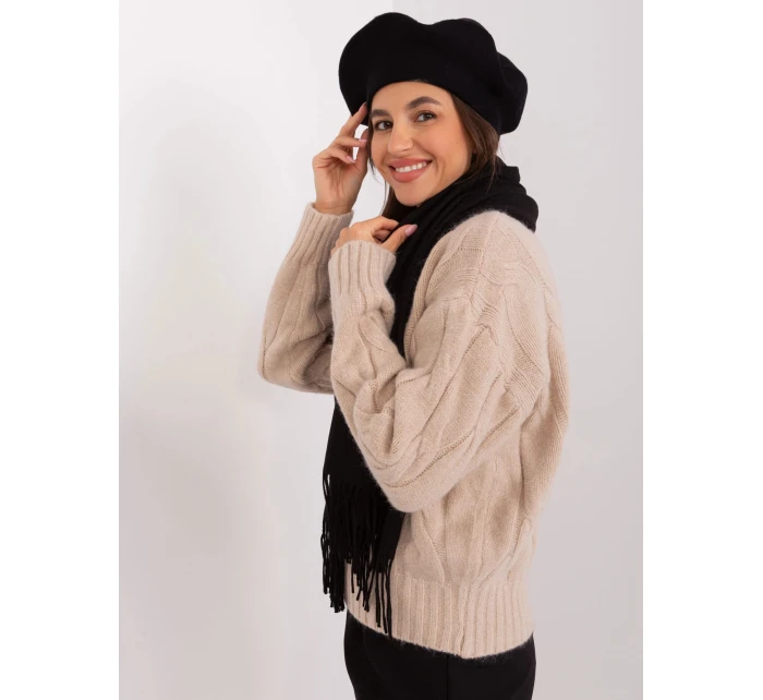 Dámský baret  231305.91P černý - FPrice