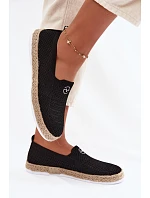 Dámské espadrilly 13659 černé - Vinceza