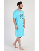 Pánská noční košile s krátkým rukávem California