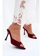 Klapky na podpatku model 228980 Step in style Klapky na podpatku model 228980 Step in style