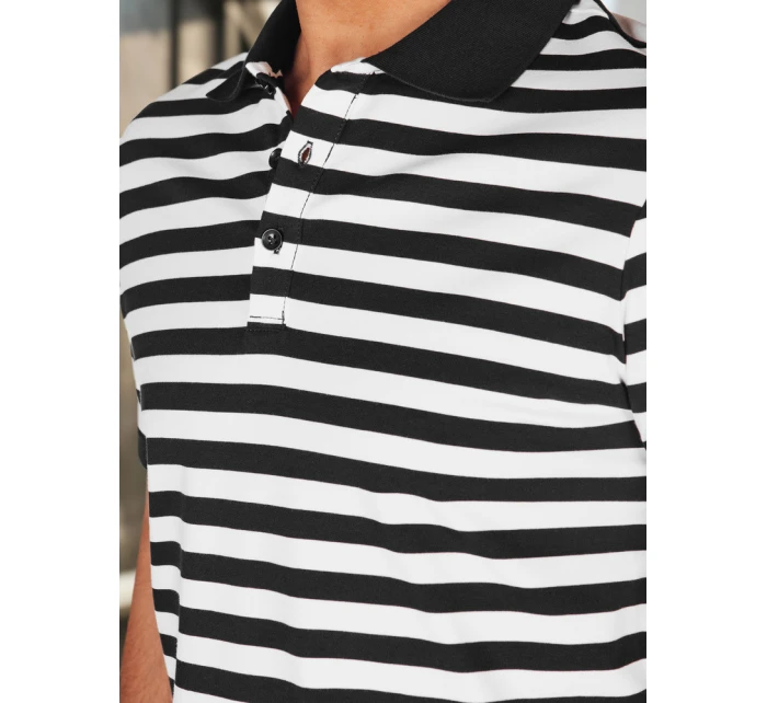 Pánská pruhovaná polokošile bílá FashionStreet PX0642