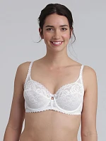 Dámská krajková podprsenka s kosticí PLAYTEX UNDERWIRE BALCONETTE BRA - PLAYTEX - bílá