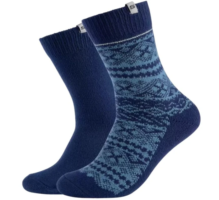 Skechers 2PPK Pánské ponožky Casual Fashion Jacquard SK41049-5501 Navy Blue 39-42 Skechers 2PPK Pánské ponožky Casual Fashion Jacquard SK41049-5501 Navy Blue 39-42