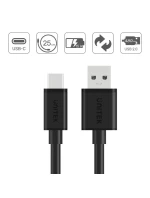 UNITEK USB KABEL USB-A - USB-C 25CM, Y-C480BK