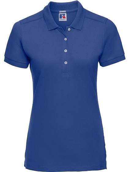 Russell Athletic 566F Dámské elastické piqué polo 10.566F bright royal Russell Athletic 566F Dámské elastické piqué polo 10.566F bright royal