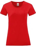 Fruit of the Loom Lady-Fit Iconic 150 T Dámské tričko 16.1432 red Fruit of the Loom Lady-Fit Iconic 150 T Dámské tričko 16.1432 red