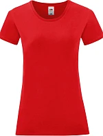 Fruit of the Loom Lady-Fit Iconic 150 T Dámské tričko 16.1432 red