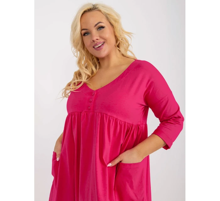 RV šaty SK 8529.37P fuchsiová