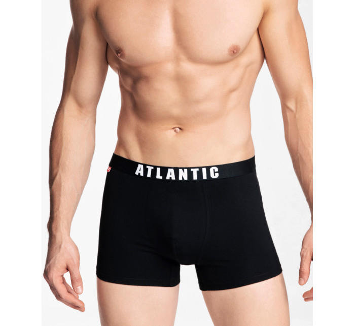 Pánské boxerky ATLANTIC 3Pack - černé