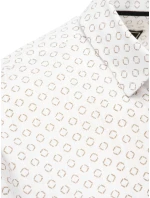 Pánská bílá košile FashionStreet DX2437 Pánská bílá košile FashionStreet DX2437