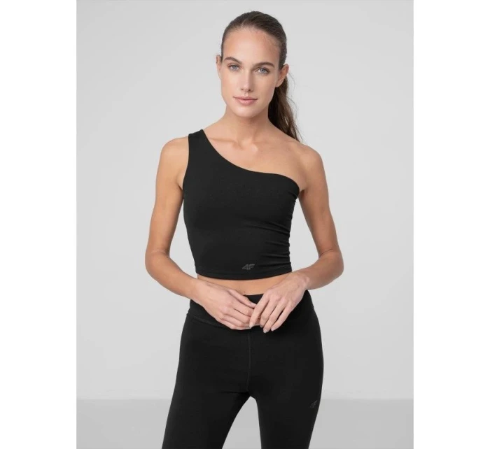 Dámský top na jedno rameno na jógu 4F H4Z22-TSD033