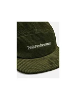 Čepice PEAK PERFORMANCE Cord Cap, zelená barva