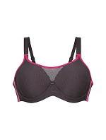 performance wireX sport. podprsenka s kost. nastavitelná ramínka 5599 anthrazit/pink - Active
