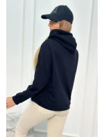 Mikina s nápisem Voyage černý Mikina s nápisem Voyage černý