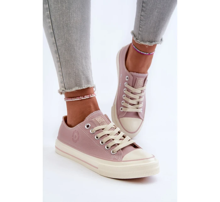 Nízké dámské tenisky Big Star model 21654816 Růžové - Big Star Shoes