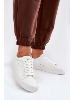 Nízké Dámské Tenisky Z Eko Kůže Big Star NN274577 Bílé